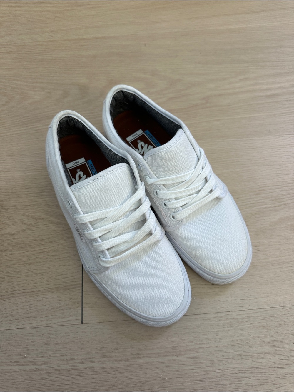 Vans Off-White Canvas Low-Top Sneakers